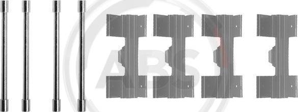 A.B.S. 0952Q - Set accesorii, placute frana aaoparts.ro