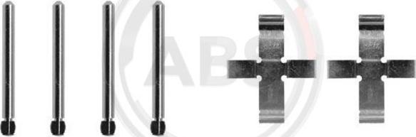 A.B.S. 0905Q - Set accesorii, placute frana aaoparts.ro