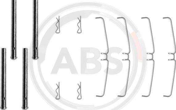 A.B.S. 0907Q - Set accesorii, placute frana aaoparts.ro
