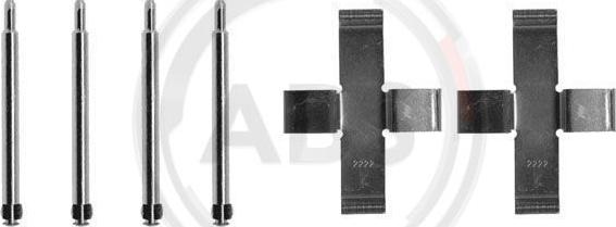 A.B.S. 0925Q - Set accesorii, placute frana aaoparts.ro