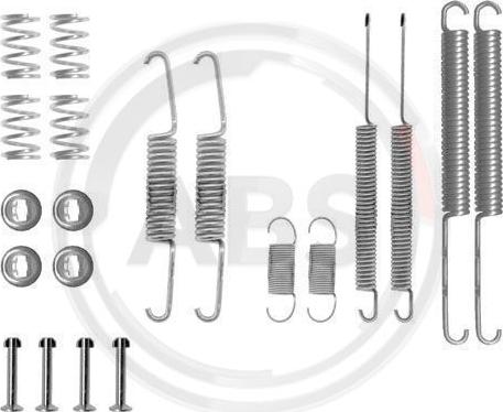 A.B.S. 0598Q - Set accesorii, sabot de frana aaoparts.ro