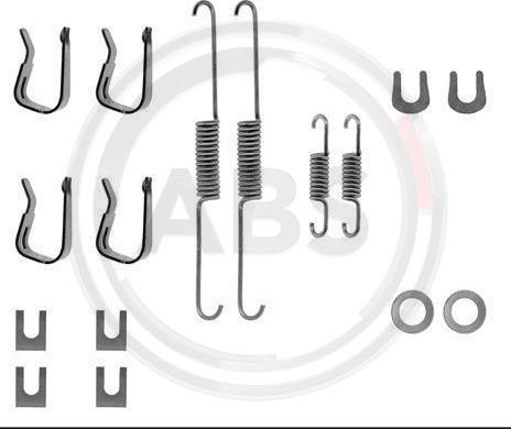 A.B.S. 0549Q - Set accesorii, sabot de frana aaoparts.ro