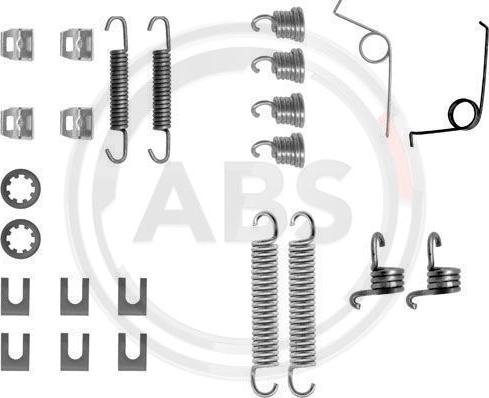 A.B.S. 0545Q - Set accesorii, sabot de frana aaoparts.ro