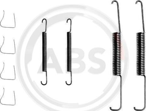 A.B.S. 0508Q - Set accesorii, sabot de frana aaoparts.ro