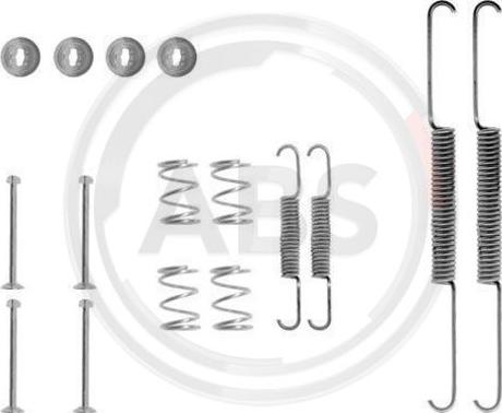 A.B.S. 0507Q - Set accesorii, sabot de frana aaoparts.ro