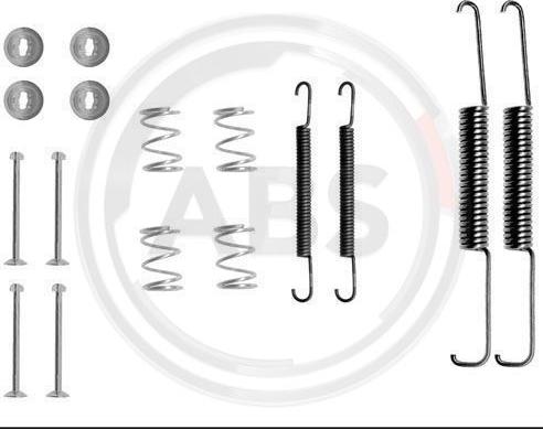 A.B.S. 0510Q - Set accesorii, sabot de frana aaoparts.ro