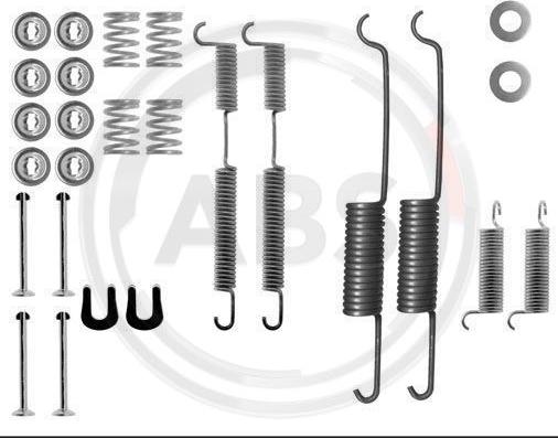 A.B.S. 0518Q - Set accesorii, sabot de frana aaoparts.ro