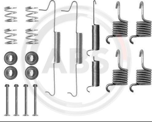 A.B.S. 0649Q - Set accesorii, sabot de frana aaoparts.ro