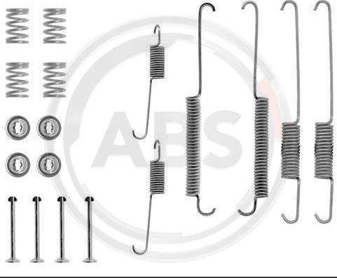 A.B.S. 0640Q - Set accesorii, sabot de frana aaoparts.ro