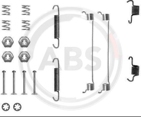 A.B.S. 0651Q - Set accesorii, sabot de frana aaoparts.ro