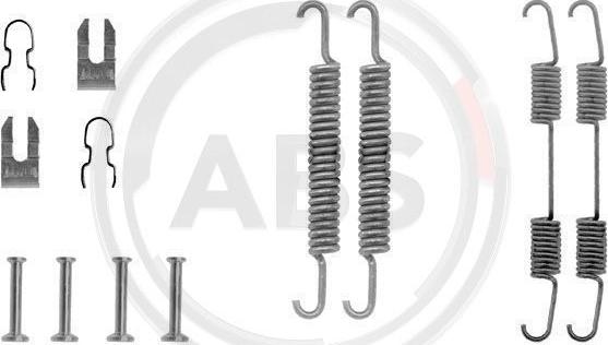 A.B.S. 0666Q - Set accesorii, sabot de frana aaoparts.ro