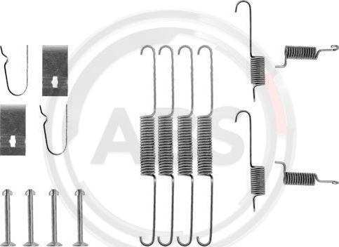 A.B.S. 0663Q - Set accesorii, sabot de frana aaoparts.ro
