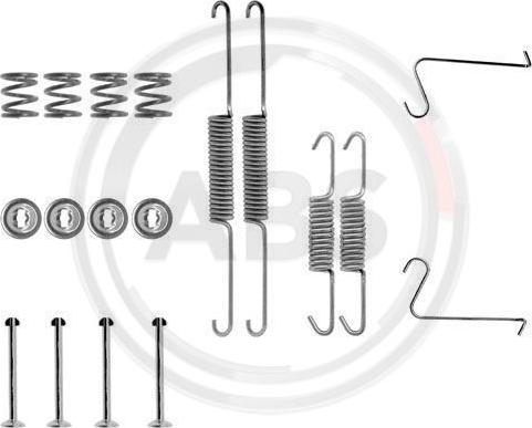 A.B.S. 0603Q - Set accesorii, sabot de frana aaoparts.ro