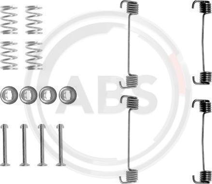 A.B.S. 0619Q - Set accesorii, saboti frana parcare aaoparts.ro