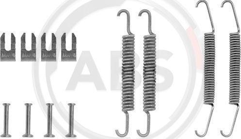 A.B.S. 0610Q - Set accesorii, sabot de frana aaoparts.ro