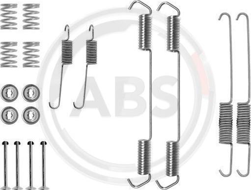 A.B.S. 0689Q - Set accesorii, sabot de frana aaoparts.ro