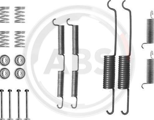 A.B.S. 0687Q - Set accesorii, sabot de frana aaoparts.ro