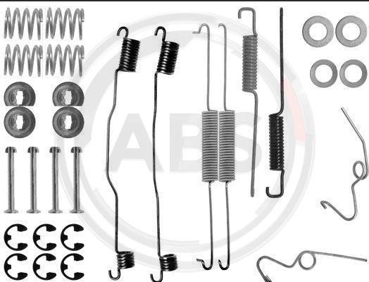 A.B.S. 0624Q - Set accesorii, sabot de frana aaoparts.ro