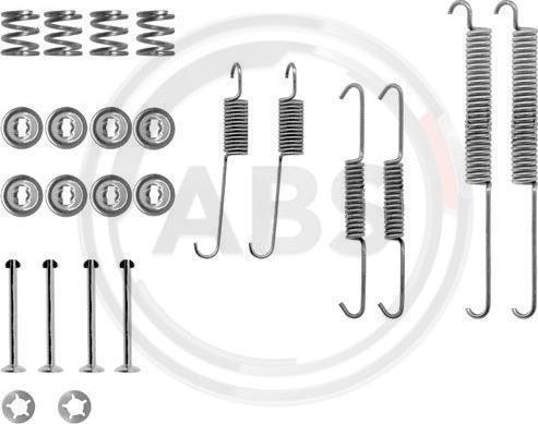 A.B.S. 0678Q - Set accesorii, sabot de frana aaoparts.ro