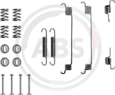 A.B.S. 0672Q - Set accesorii, sabot de frana aaoparts.ro