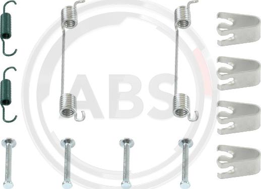 A.B.S. 0040Q - Set accesorii, sabot de frana aaoparts.ro