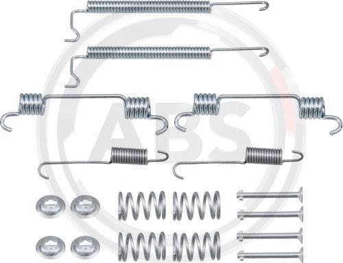 A.B.S. 0043Q - Set accesorii, sabot de frana aaoparts.ro