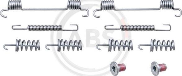 A.B.S. 0051Q - Set accesorii, saboti frana parcare aaoparts.ro