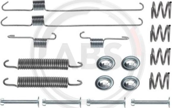 A.B.S. 0001Q - Set accesorii, sabot de frana aaoparts.ro