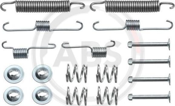 A.B.S. 0012Q - Set accesorii, sabot de frana aaoparts.ro