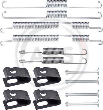 A.B.S. 0035Q - Set accesorii, sabot de frana aaoparts.ro