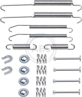 A.B.S. 0033Q - Set accesorii, sabot de frana aaoparts.ro