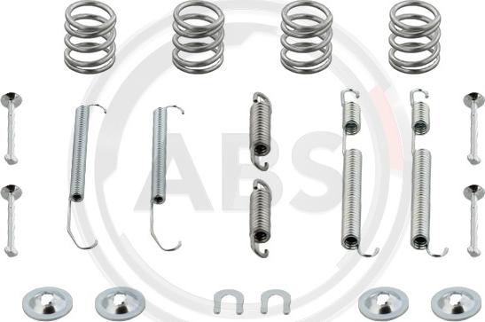 A.B.S. 0075Q - Set accesorii, sabot de frana aaoparts.ro