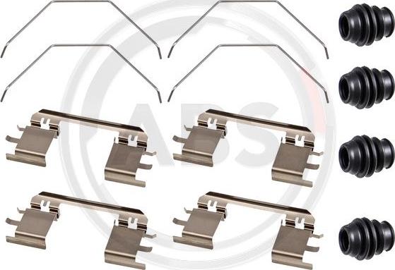 A.B.S. 0141Q - Set accesorii, placute frana aaoparts.ro