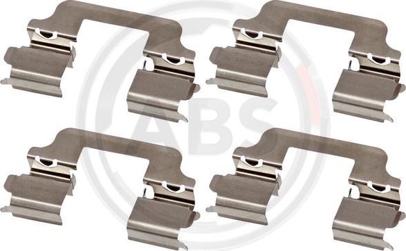 A.B.S. 0154Q - Set accesorii, placute frana aaoparts.ro