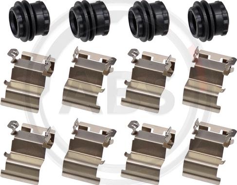 A.B.S. 0156Q - Set accesorii, placute frana aaoparts.ro