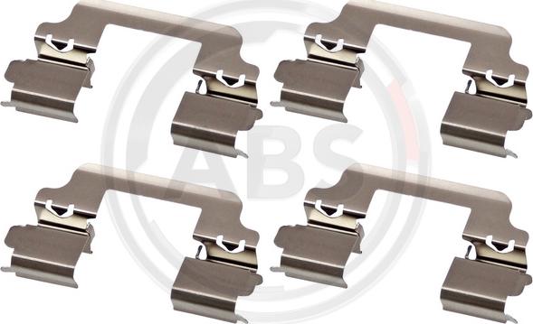 A.B.S. 0153Q - Set accesorii, placute frana aaoparts.ro