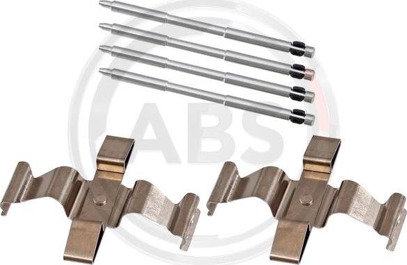 A.B.S. 0109Q - Set accesorii, placute frana aaoparts.ro