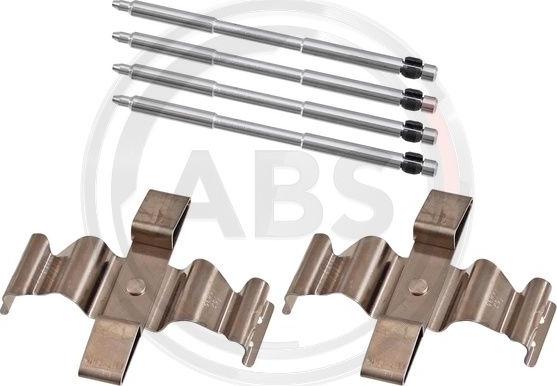 A.B.S. 0107Q - Set accesorii, placute frana aaoparts.ro