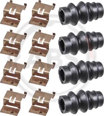 A.B.S. 0135Q - Set accesorii, placute frana aaoparts.ro