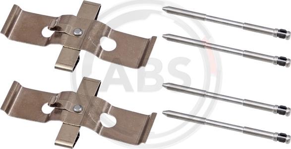 A.B.S. 0136Q - Set accesorii, placute frana aaoparts.ro