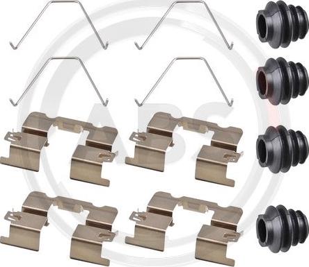 A.B.S. 0137Q - Set accesorii, placute frana aaoparts.ro