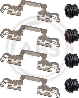 A.B.S. 0129Q - Set accesorii, placute frana aaoparts.ro