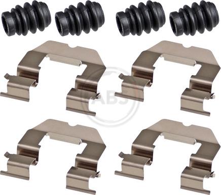 A.B.S. 0126Q - Set accesorii, placute frana aaoparts.ro