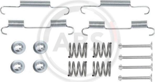 A.B.S. 0896Q - Set accesorii, saboti frana parcare aaoparts.ro