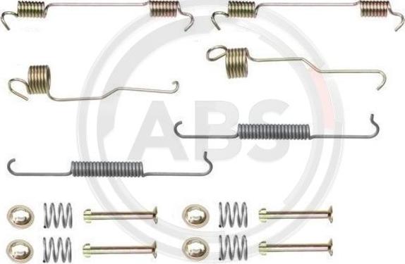 A.B.S. 0804Q - Set accesorii, sabot de frana aaoparts.ro