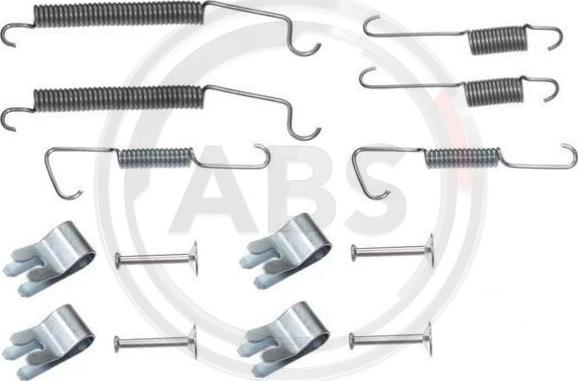 A.B.S. 0805Q - Set accesorii, sabot de frana aaoparts.ro