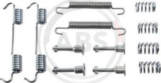A.B.S. 0801Q - Set accesorii, saboti frana parcare aaoparts.ro