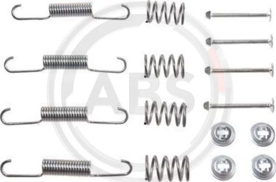 A.B.S. 0880Q - Set accesorii, saboti frana parcare aaoparts.ro