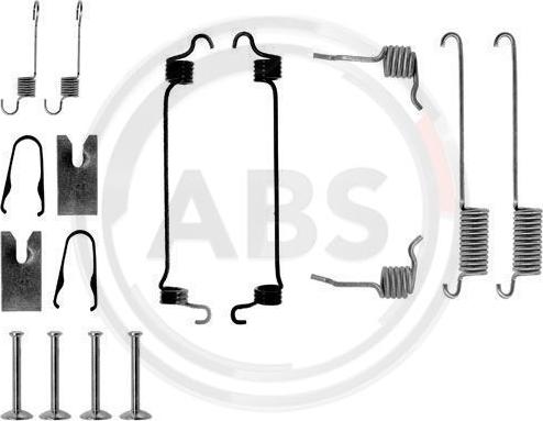 A.B.S. 0751Q - Set accesorii, sabot de frana aaoparts.ro