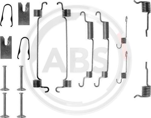 A.B.S. 0764Q - Set accesorii, sabot de frana aaoparts.ro